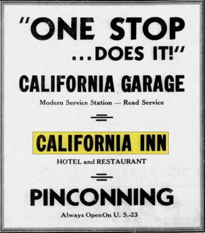 California Inn - Jun 07 1936 Article